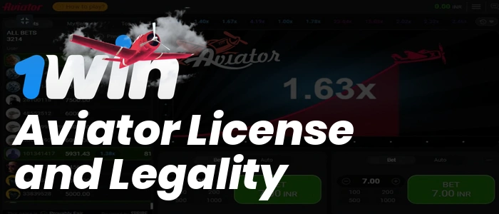 1Win Aviator License and Legality